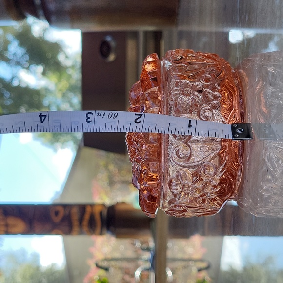 Vintage Handmade Ingrid Malachite crystal trinket box with lid - Picture 9 of 9